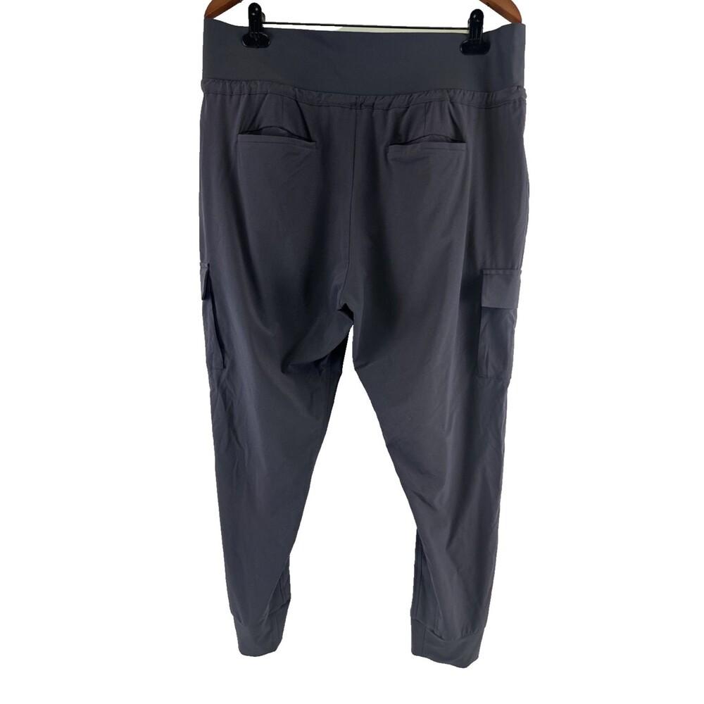 Athleta Sutton Jogger Gray Drawstring 405713 Cargo Pockets Lightweight Women 16 - Picture 7 of 14